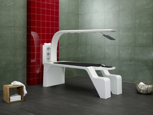 ГОРИЗОНТАЛЬНЫЙ ДУШ ВИШИ SUPÉRIEURE НАСТЕННЫЙ, МОДЕЛЬ 5.58-4D